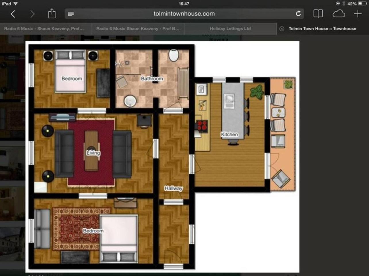 Tolmin Center Apartments Townhouse & Loft Exterior photo